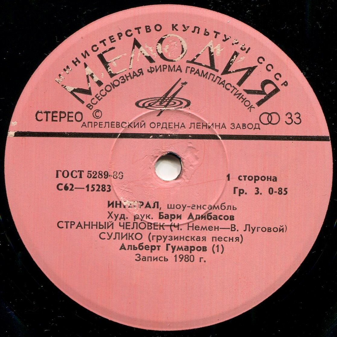 Шоу-ансамбль «Интеграл». Рук. Бари Алибасов