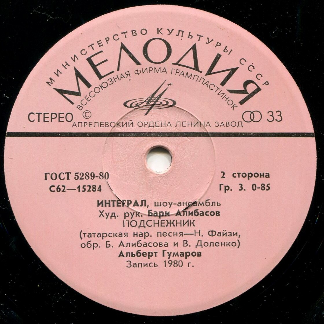 Шоу-ансамбль «Интеграл». Рук. Бари Алибасов