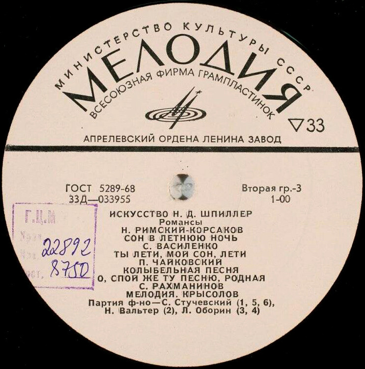 Искусство Н. Д. Шпиллер