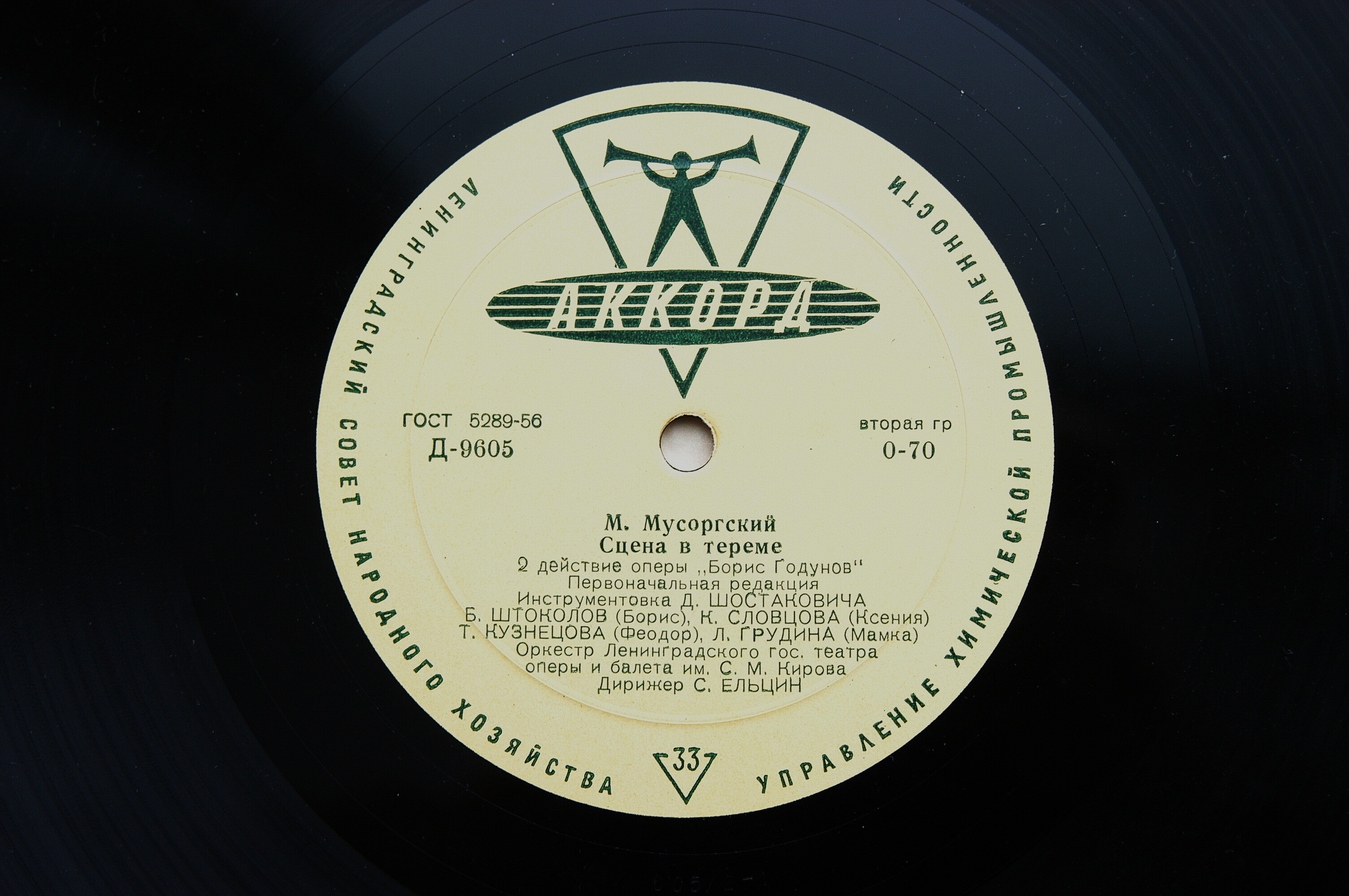 М. МУСОРГСКИЙ Сцена в тереме, 2 действие оперы "Борис Годунов"