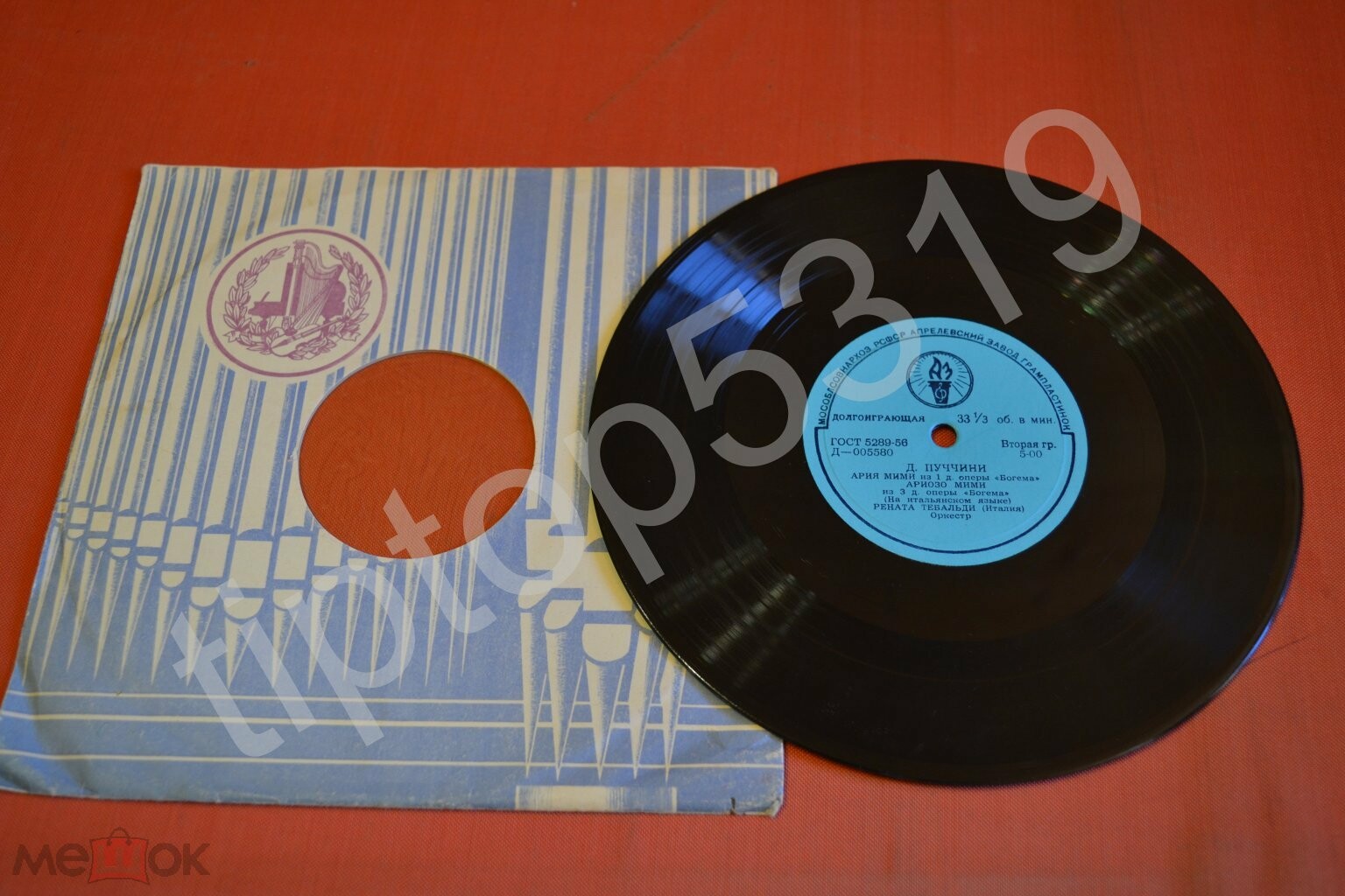 Рената Тебальди. Арии из опер Пуччини