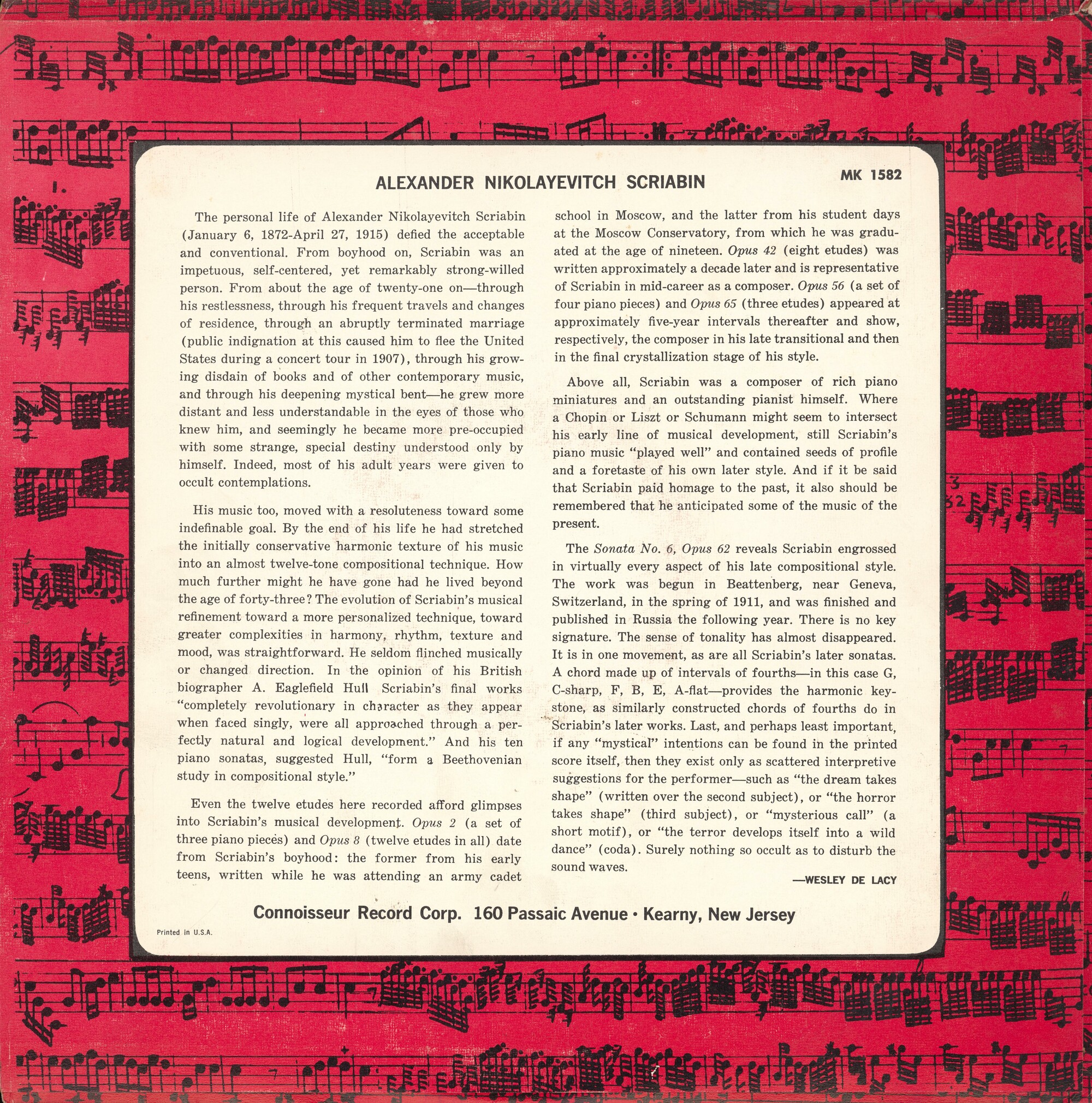 А. СКРЯБИН 12 этюдов, Соната № 6.   С. Рихтер