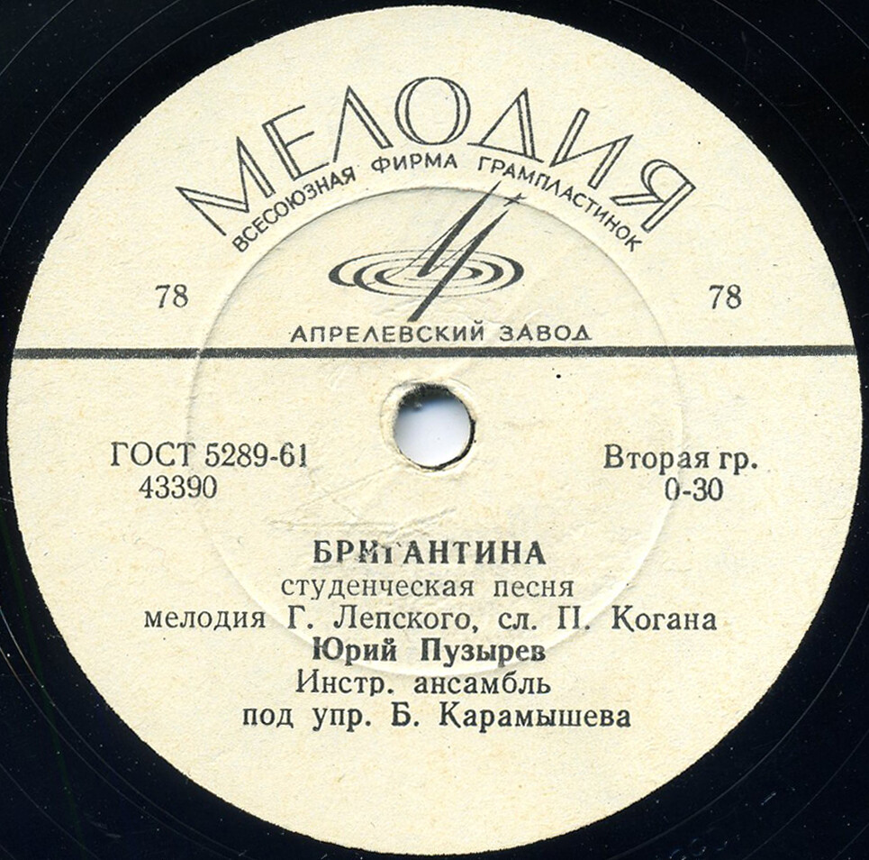 Иосиф Кобзон - Палаточный город // Юрий Пузырёв - Бригантина
