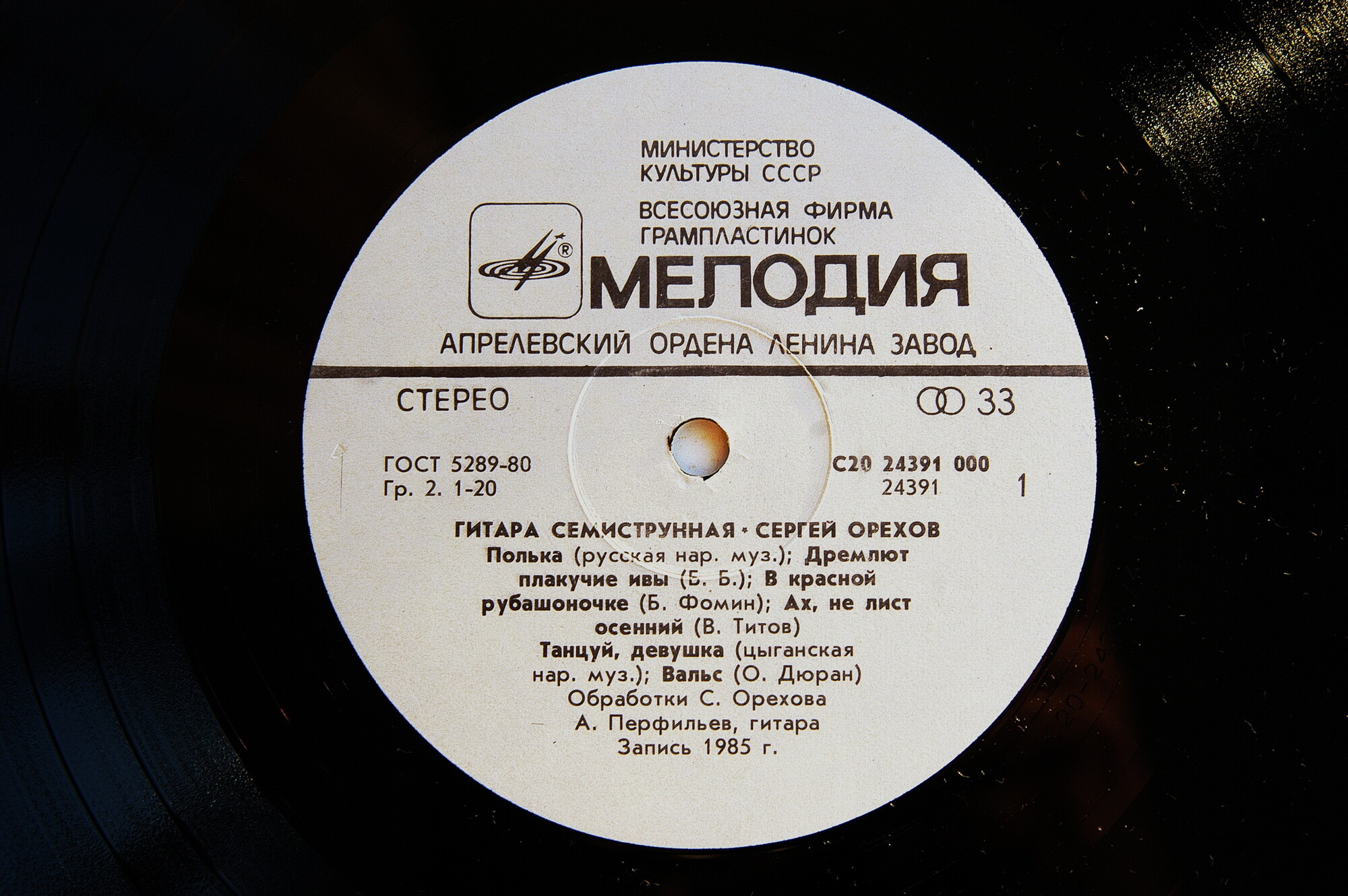 Сергей ОРЕХОВ. «Гитара семиструнная»