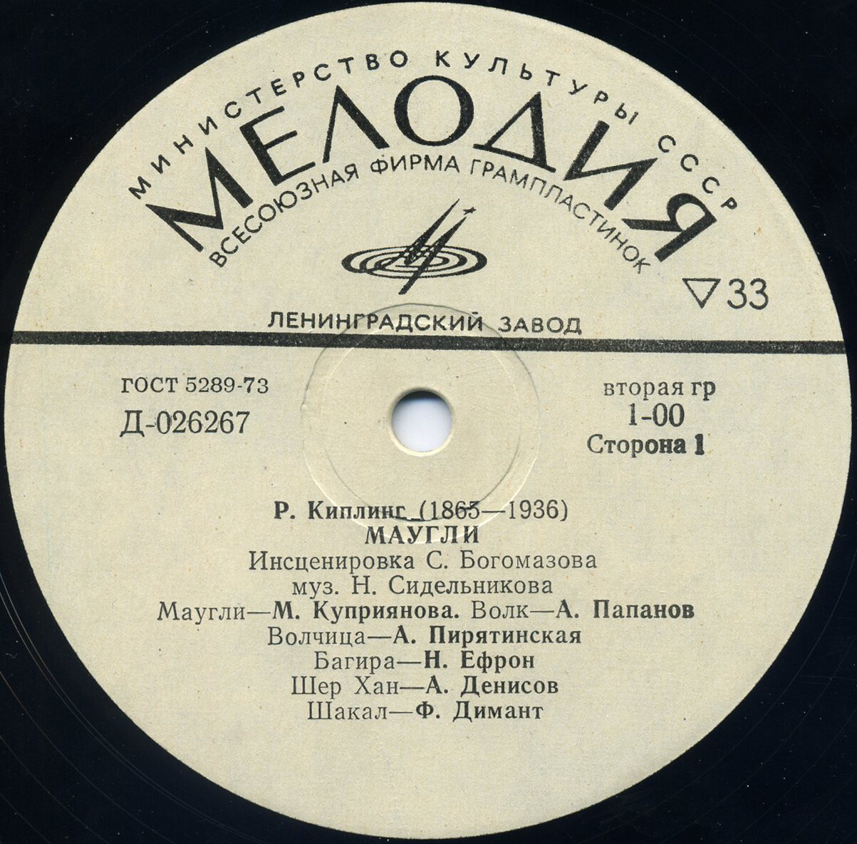 Р. Киплинг. «Маугли»