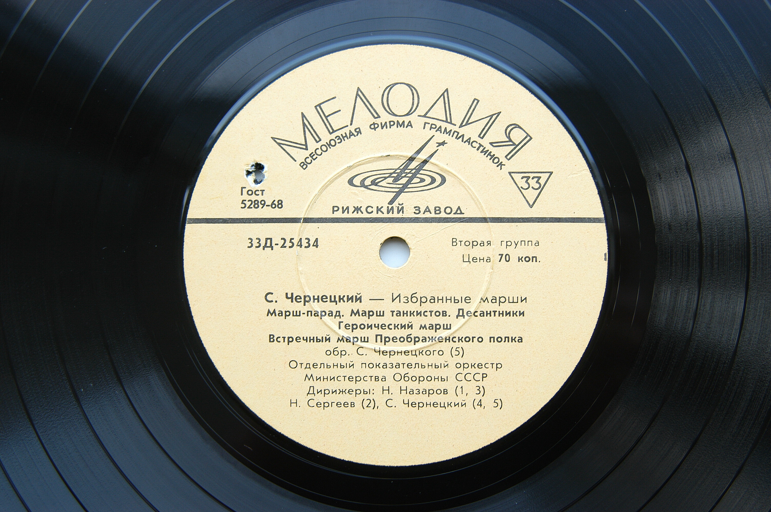 ИЗБРАННЫЕ МАРШИ С. ЧЕРНЕЦКОГО (1881—1950)