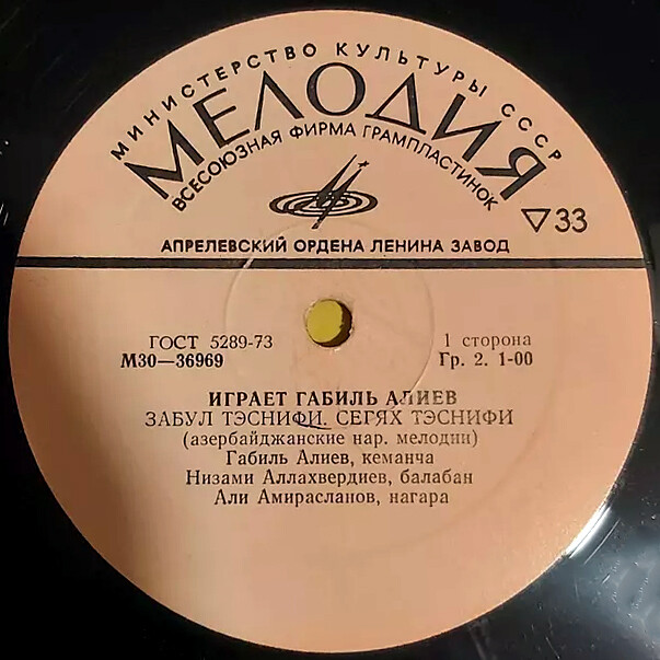 Играет Габиль Алиев