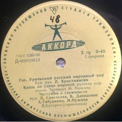 ГОС. УРАЛЬСКИЙ РУССКИЙ НАР. ХОР