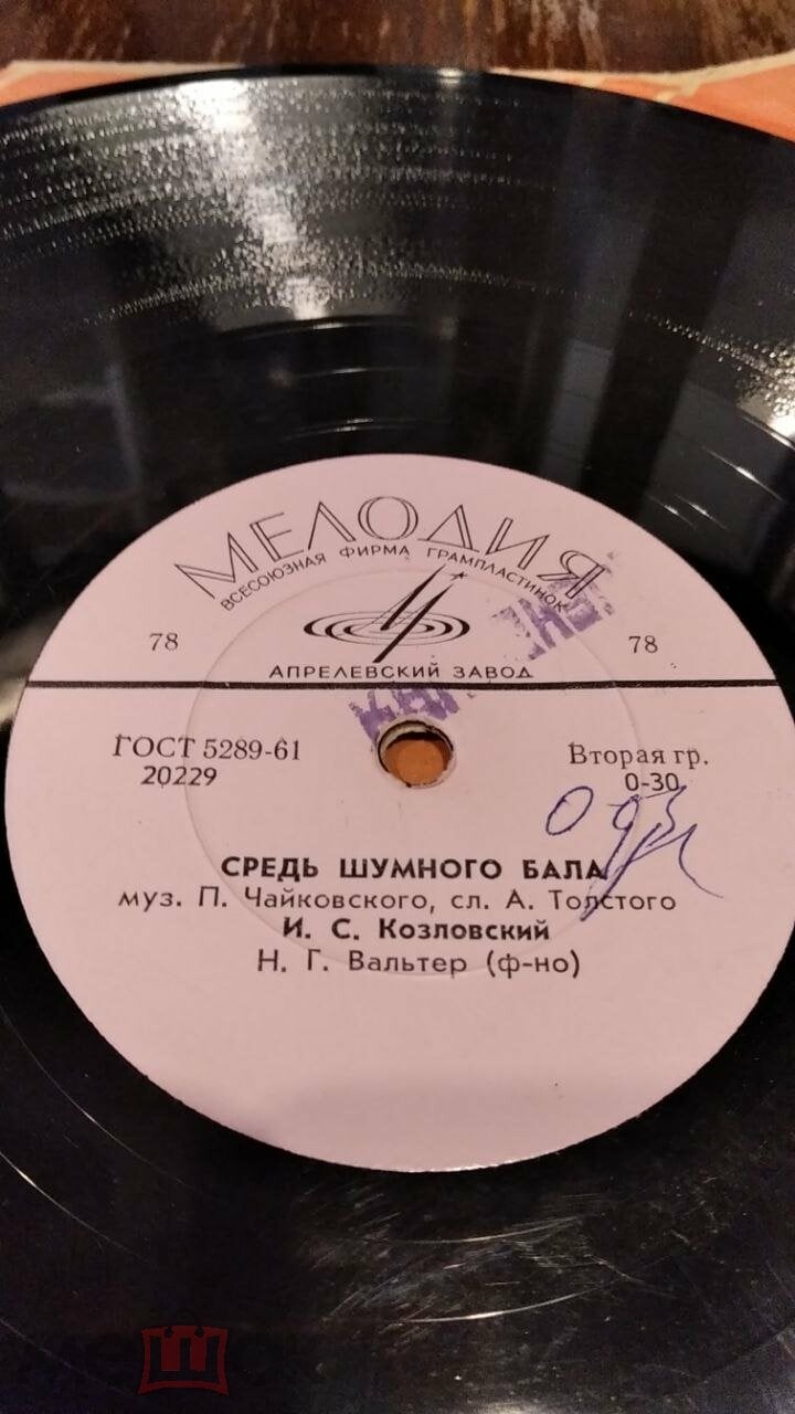 И. Козловский — Средь шумного бала / Зимний вечер