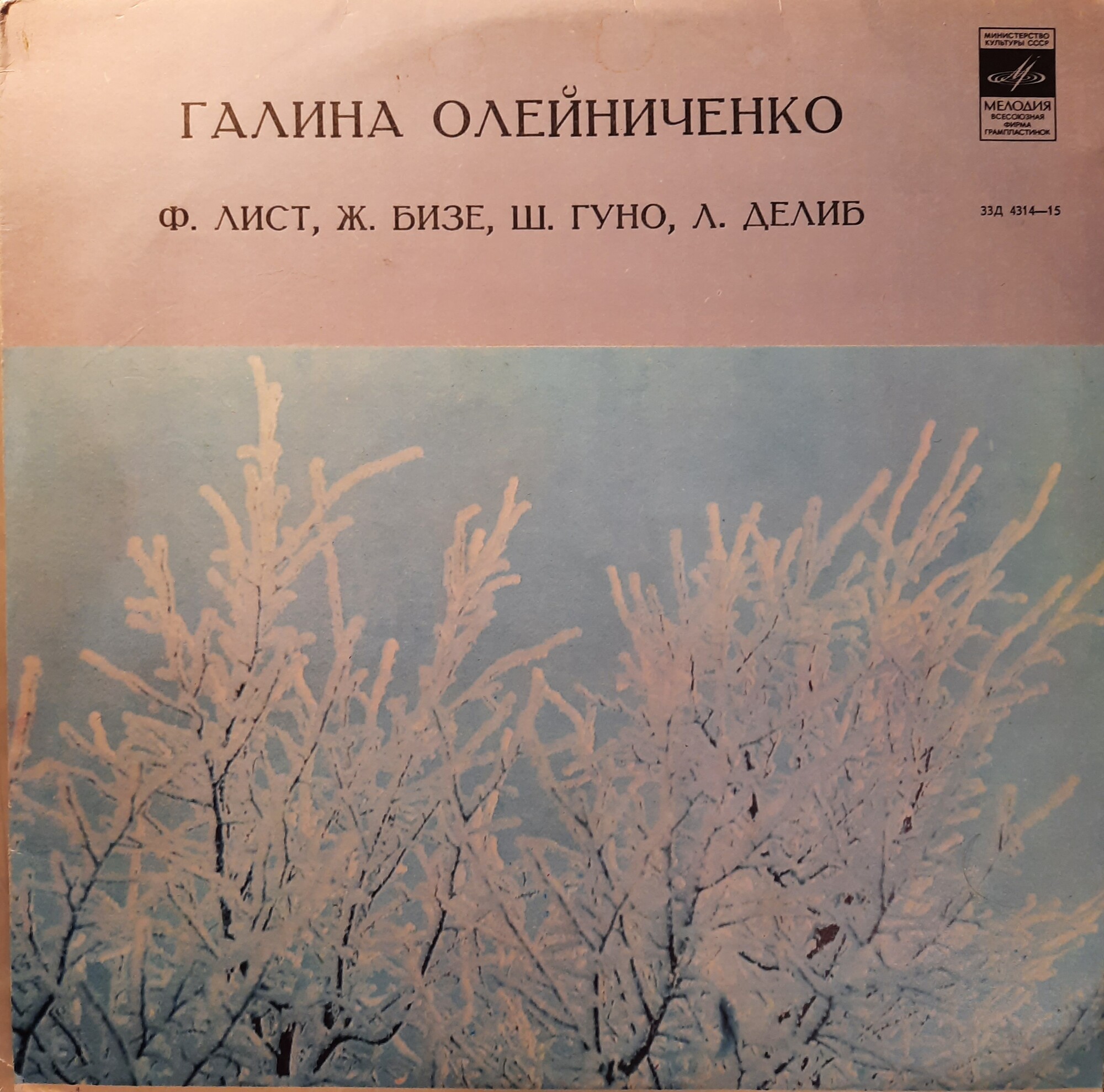 Галина Олейниченко - Ф. Лист, Ж. Бизе, Ш. Гуно, Л. Делиб