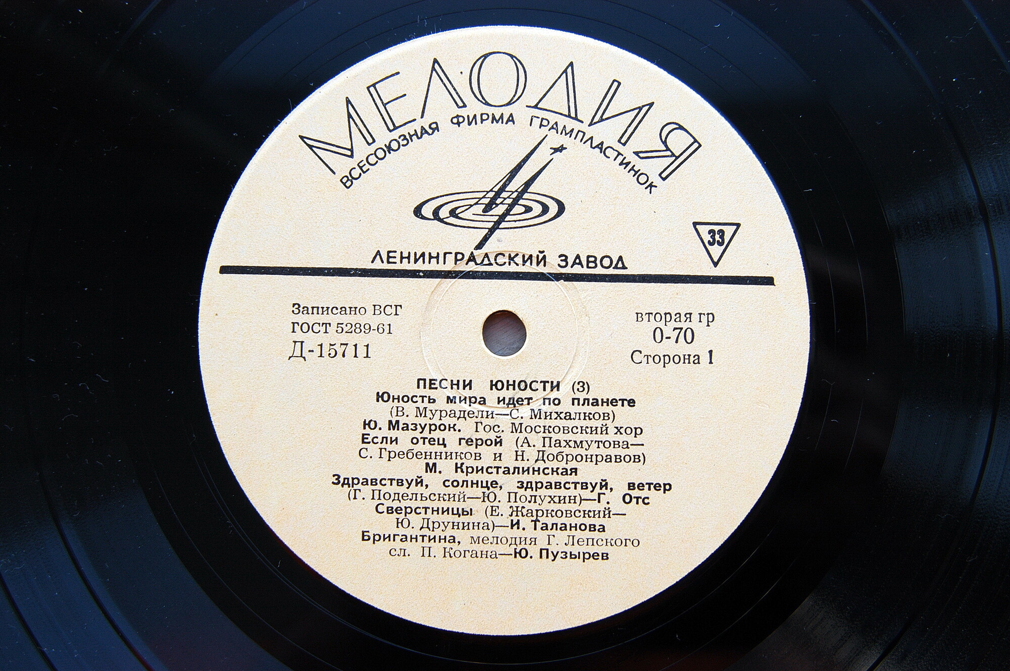 Песни юности (3 серия)