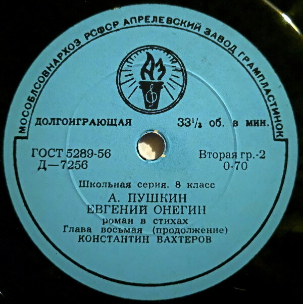 А. С. Пушкин. "Евгений Онегин", роман в стихах. Глава VIII. Путешествие Онегина. Читает К. Вахтеров