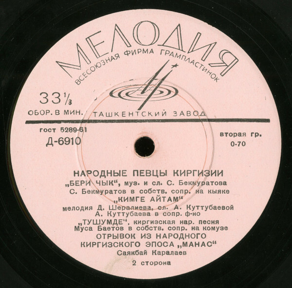 Народные певцы Киргизии