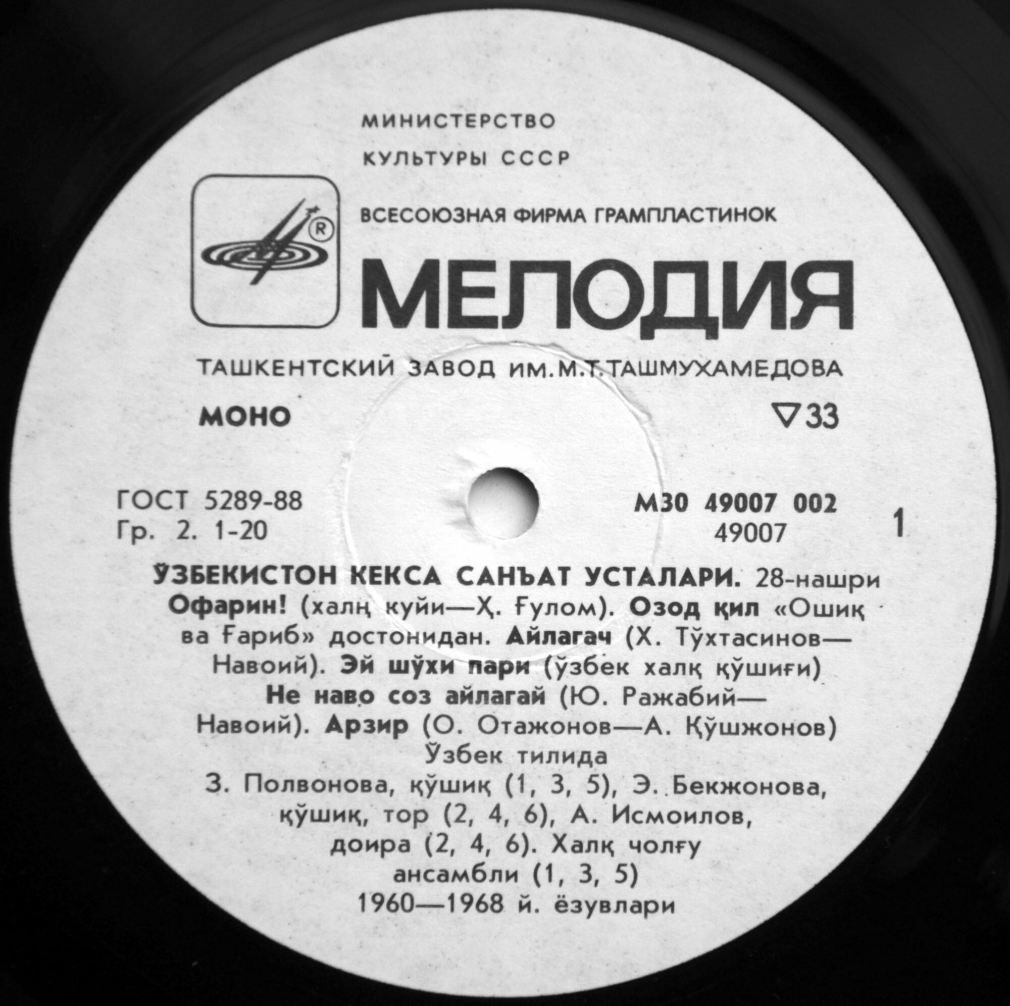 СТАРЕЙШИЕ МАСТЕРА ИСКУССТВ УЗБЕКИСТАНА. Выпуск 28 - Зайнаб Палванова, Эркиной Бекджанова
