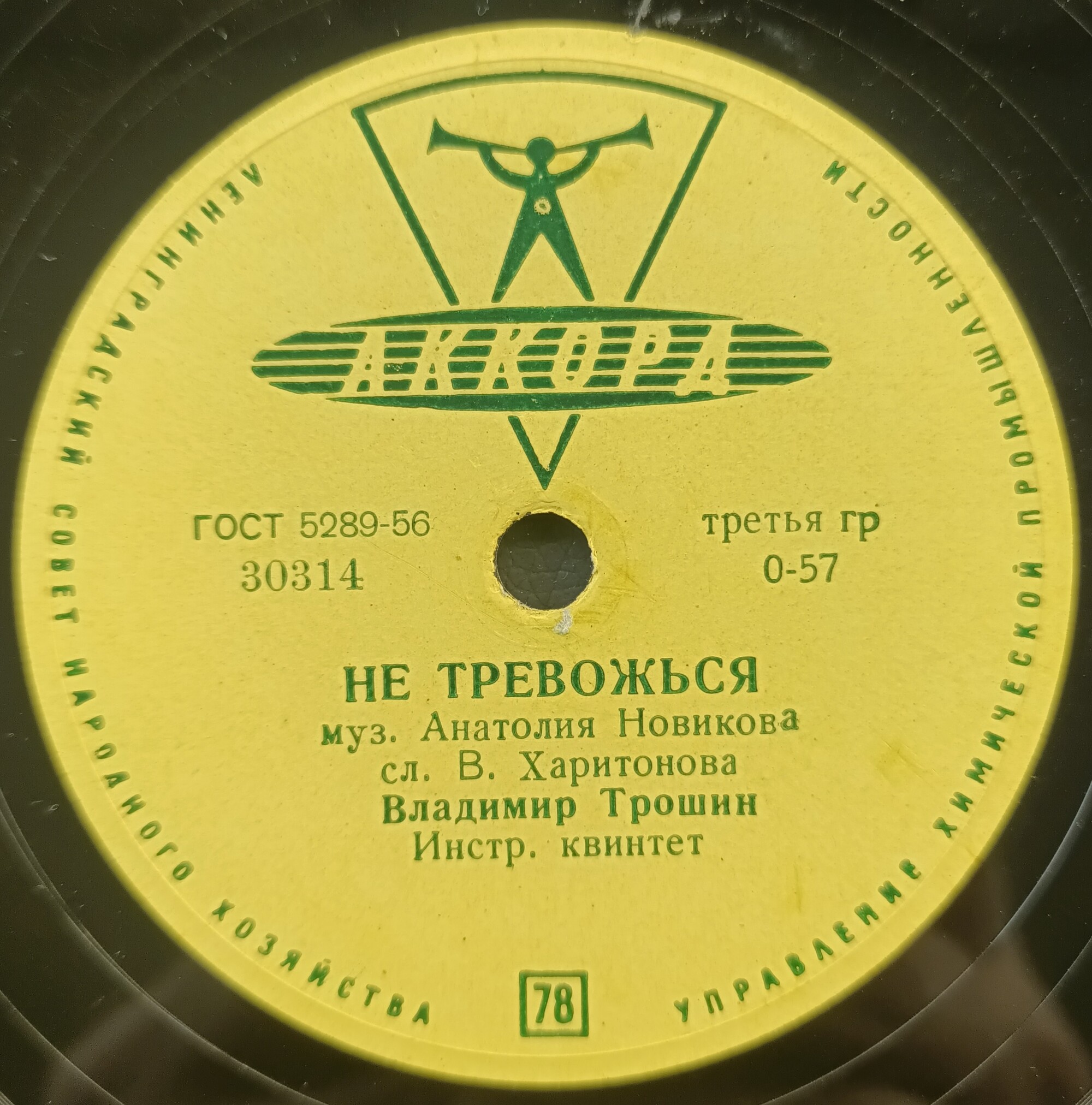 Владимир Трошин — Не тревожься / Весной