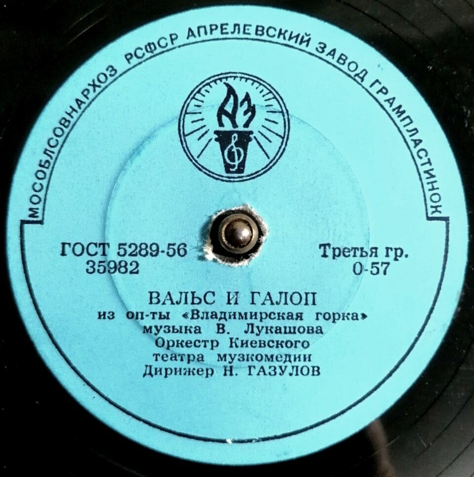В. ЛУКАШОВ. Фрагменты оперетты "Владимирская горка"