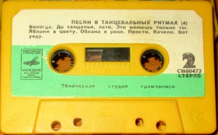 Песни в танцевальных ритмах (4)