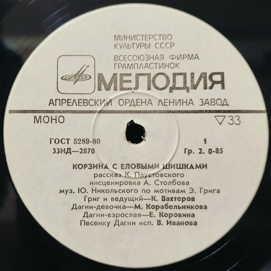 К. Паустовский: Корзина с еловыми шишками (инсценировка рассказа)