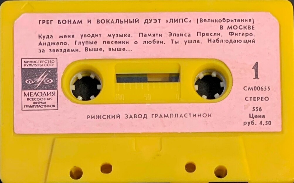 Грег Бонам и вокальный дуэт "ЛИПС" (Великобритания) в Москве