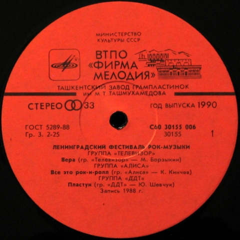 Ленинградский фестиваль рок-музыки  4-10 июня 1988