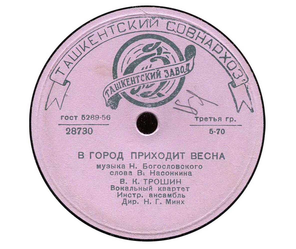 В. Трошин - В город приходит весна / Р. Сикора - Я тебе писать не стану