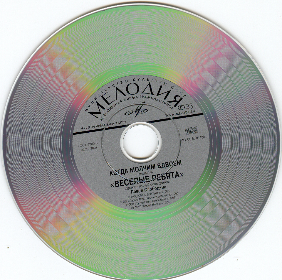 ВИА "Весёлые ребята". «Когда молчим вдвоём»