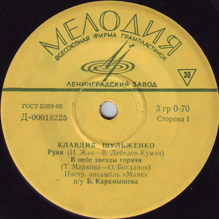 Клавдия Шульженко