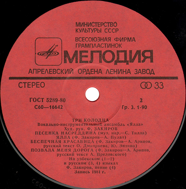 Ялла - Три колодца