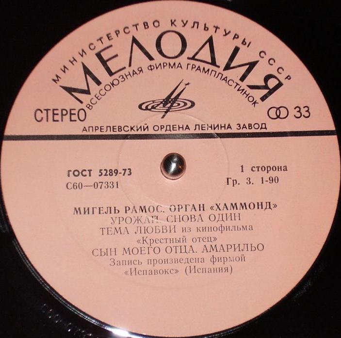 Мигель РАМОС (орган «Хаммонд»)