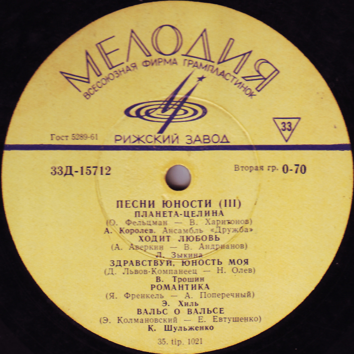 Песни юности (3 серия)