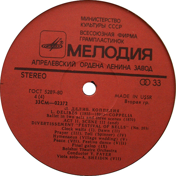 Лео Делиб. «Коппелия» (балет)