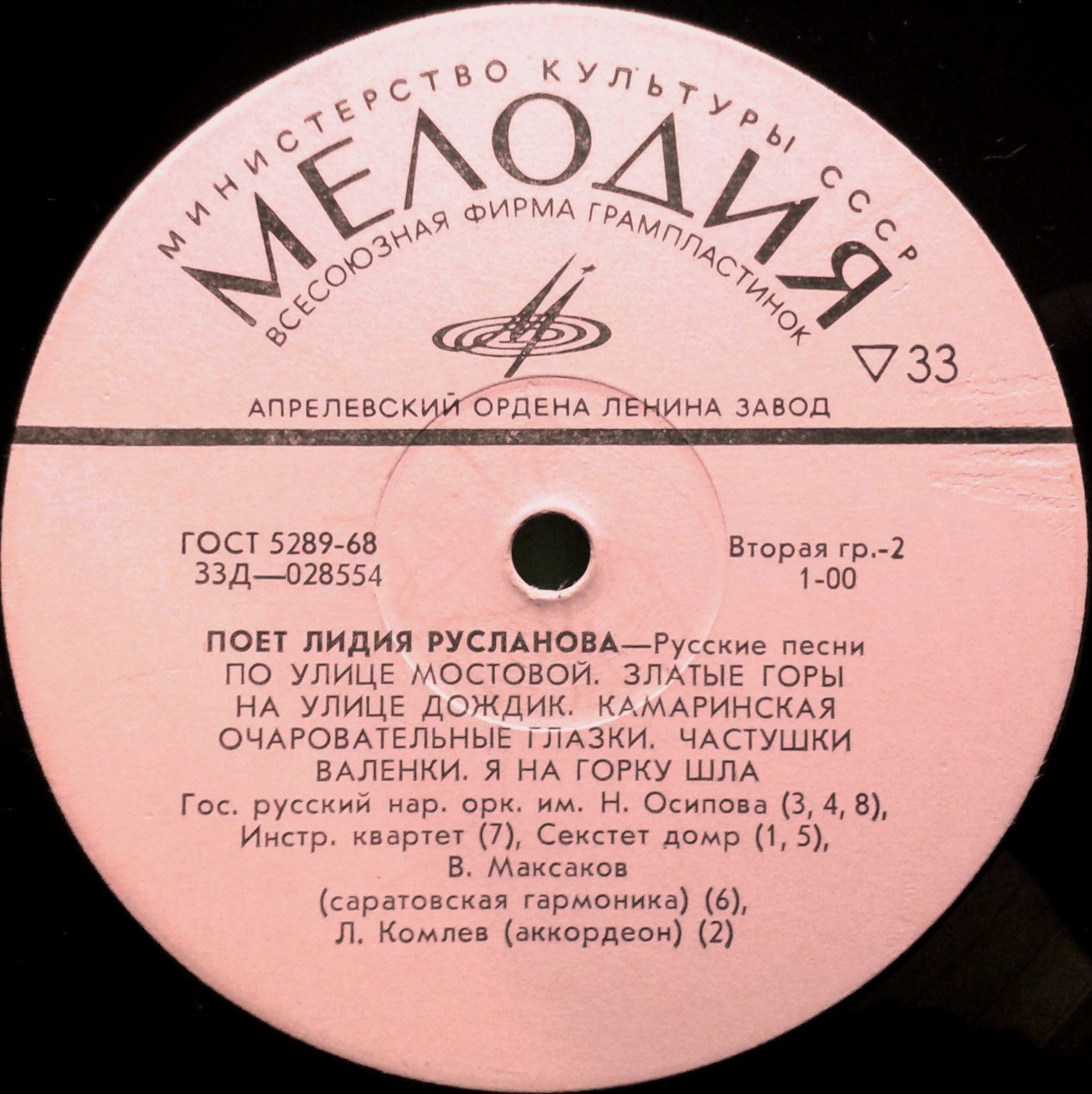 Поёт Лидия Русланова. Русские народные песни