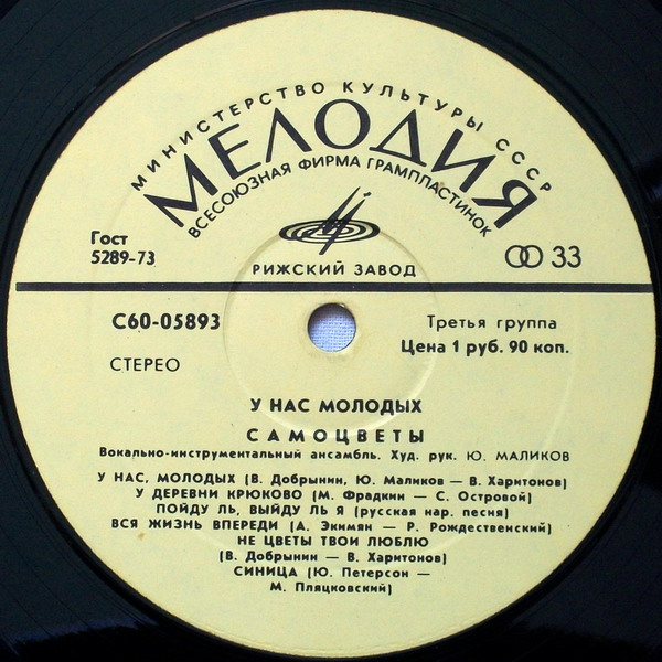 ВИА «Самоцветы». У нас, молодых
