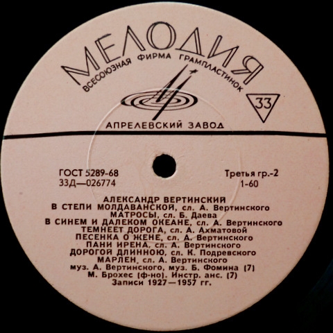 Александр Вертинский