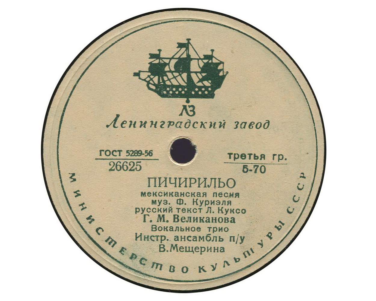 Песенка из к/ф "Цветы Ниццы" / Пичирильо