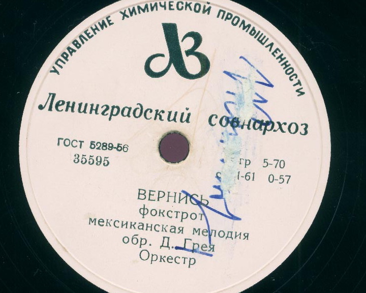 Оркестр - Вернись / Р. Вильямс, ф-но; оркестр - Тихий дождь