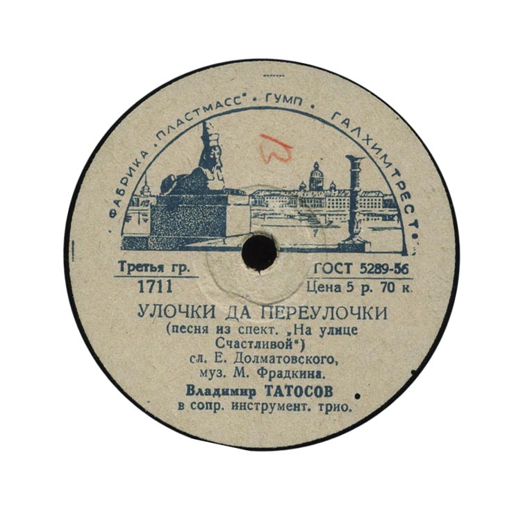 Владимир Татосов - За фабричной заставой / Улочки да переулочки