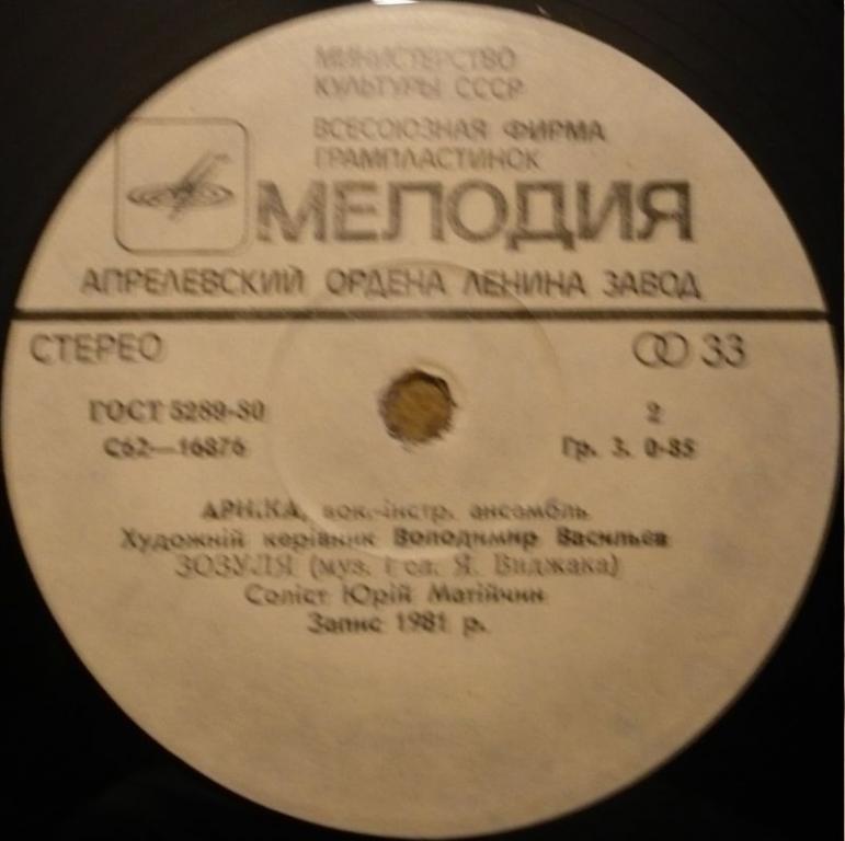 ВИА «АРНIКА» худ. рук. Владимир Васильев