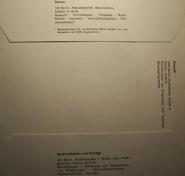 Ein Gruß Aus Der Hauptstadt Der DDR. Schallplatten - Souvenir  / Сувенир из Берлина / A Souvenir from Berlin