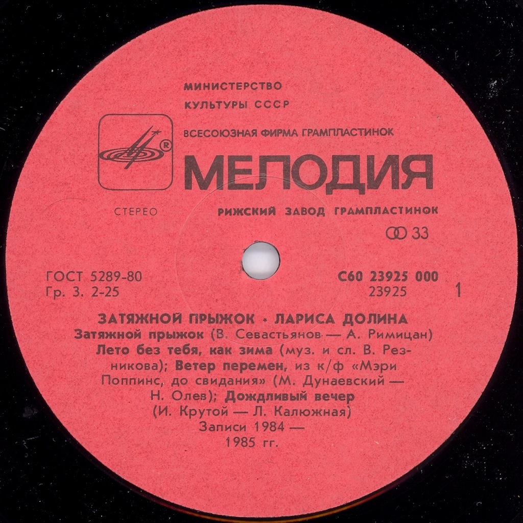 Лариса ДОЛИНА. «Затяжной прыжок»