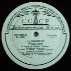 П. ЧАЙКОВСКИЙ (1840–1893): Симфония № 1 соль минор, соч. 13 (Н. Голованов)