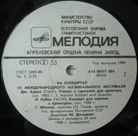 Дж. АДАМС, Л. КУБИК