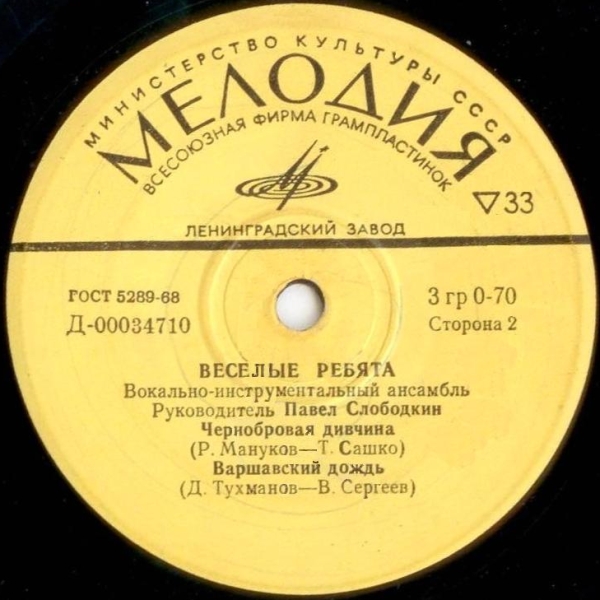 ВИА "Весёлые ребята"