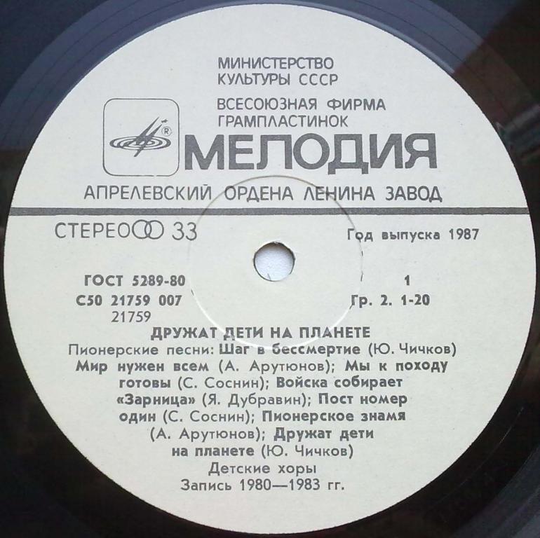 ДРУЖАТ ДЕТИ НА ПЛАНЕТЕ. Пионерские песни