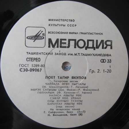 Тагир ЯКУПОВ: «Поёт Тагир Якупов»