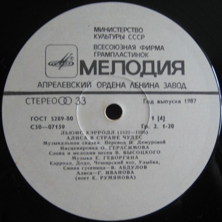 Алиса в стране чудес