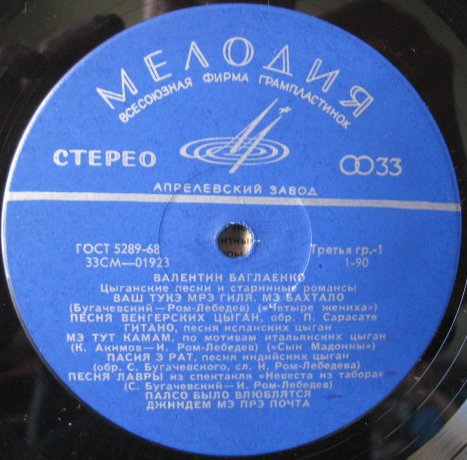 Валентин Баглаенко - Цыганские песни, старинные романсы и песни из спектаклей