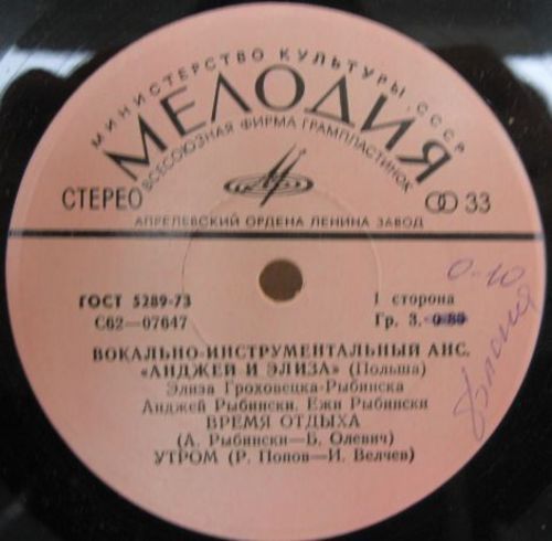 ВИА "АНДЖЕЙ И ЭЛИЗА" (Польша).