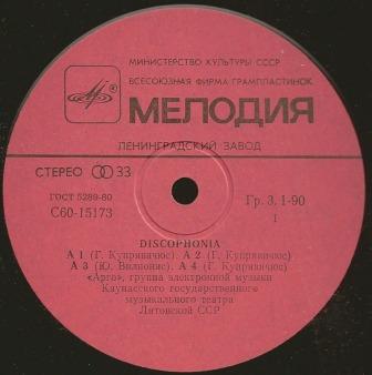 «АРГО», группа электронной музыки — «Дискофония»