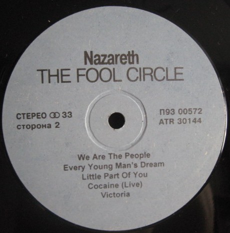 NAZARETH. The Fool Circle